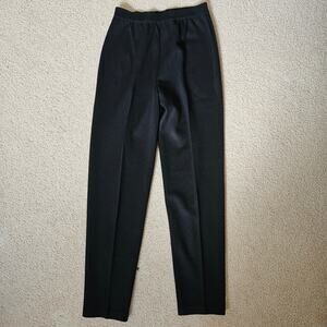 Vintage Essential Elements Wool Black Blend Pants Medium